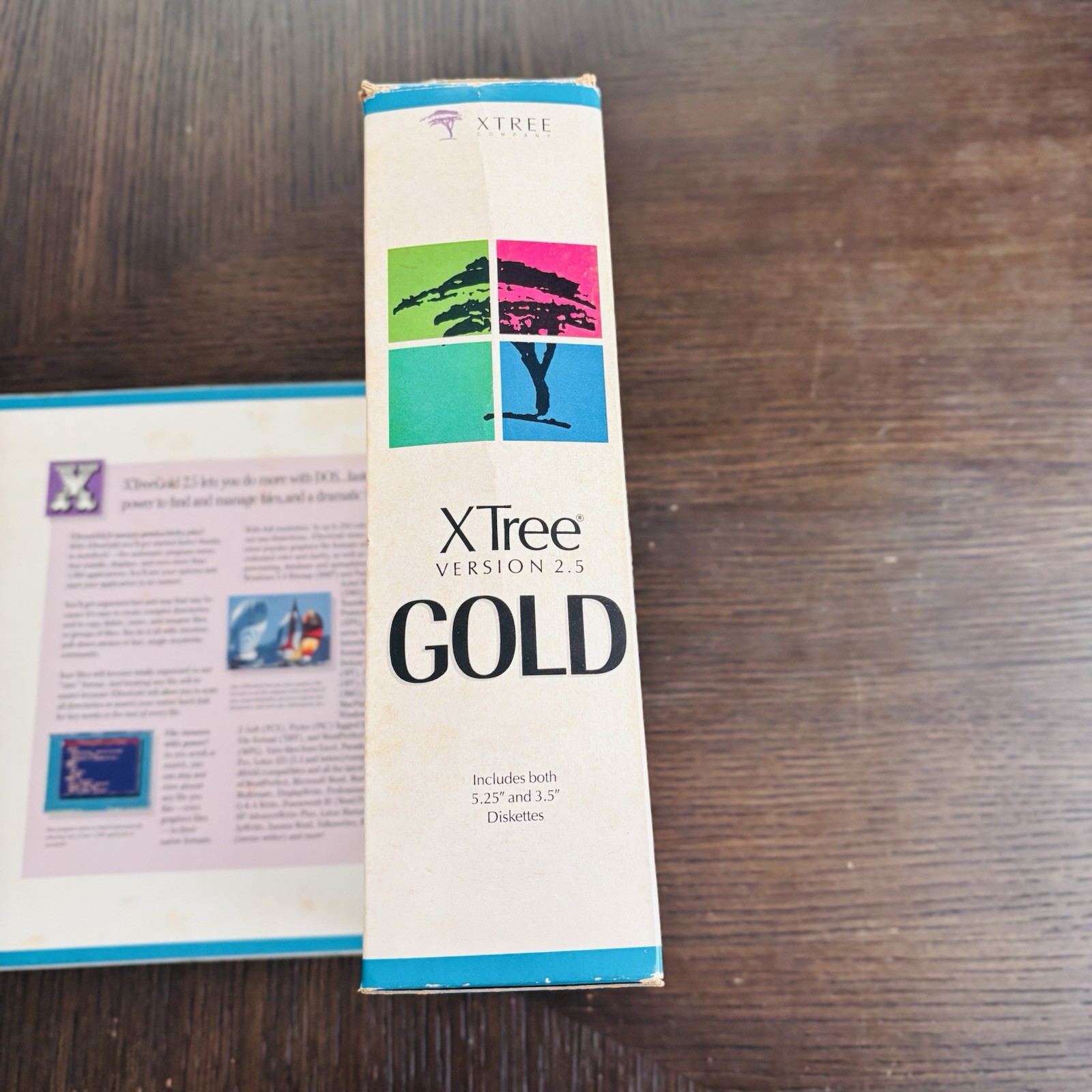 XTree Gold v2.5 DOS Utility Software Complete Boxed Set 5.25 & 3.5 Disks