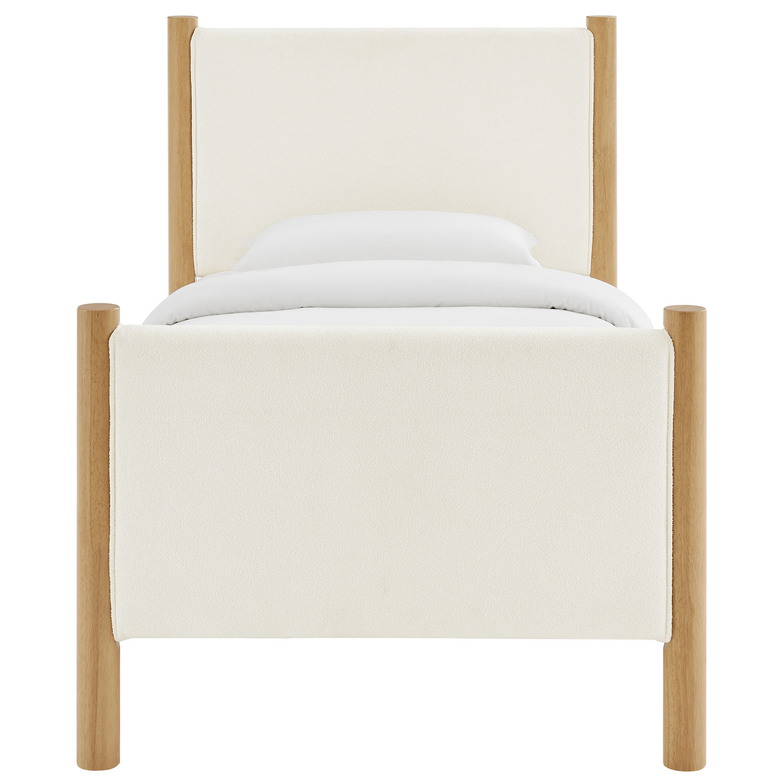 Maven Platform Bed in Feather Oak
