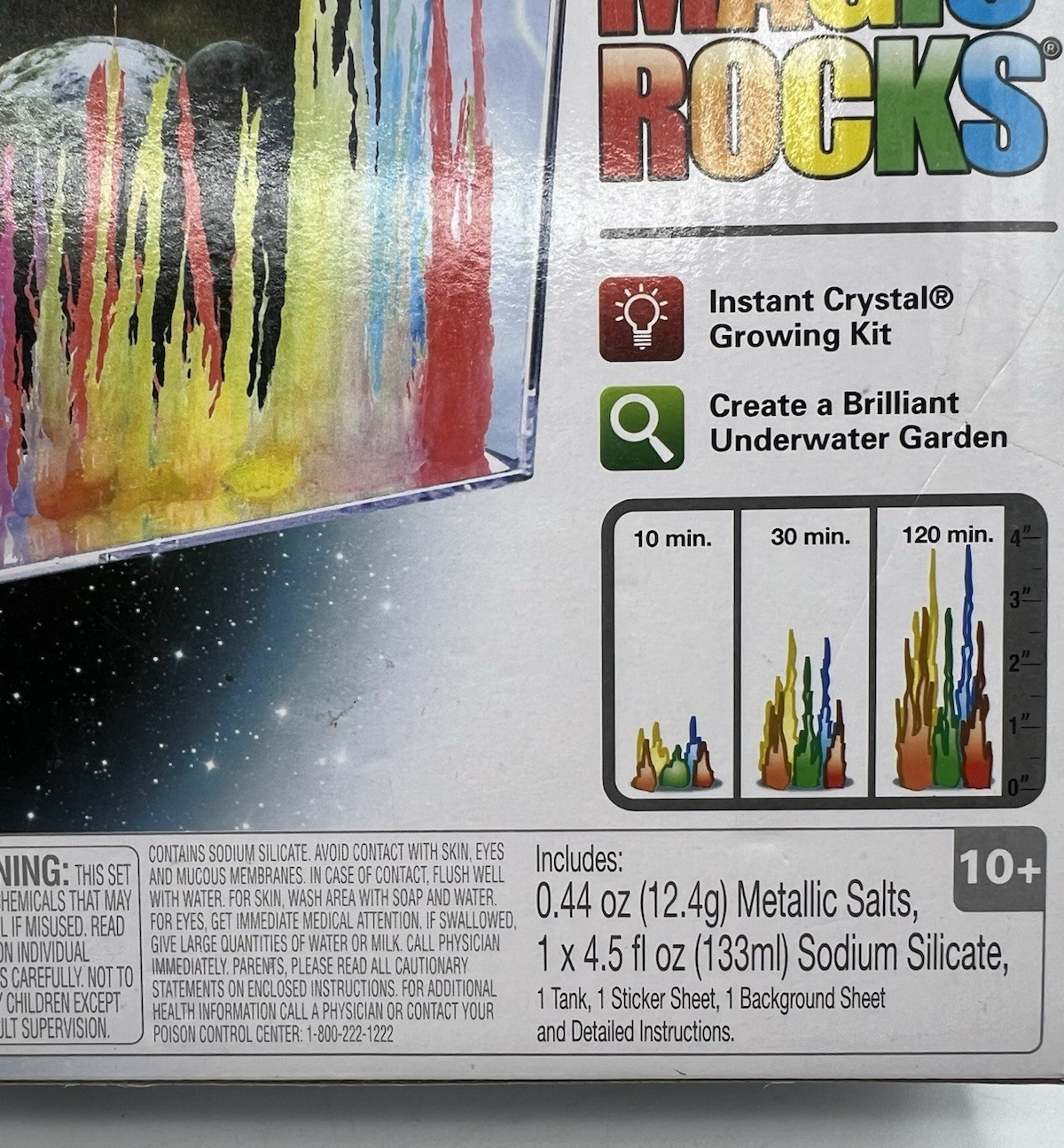 Smithsonian Magic Rocks Instant Crystal Growing Kit Science Activity