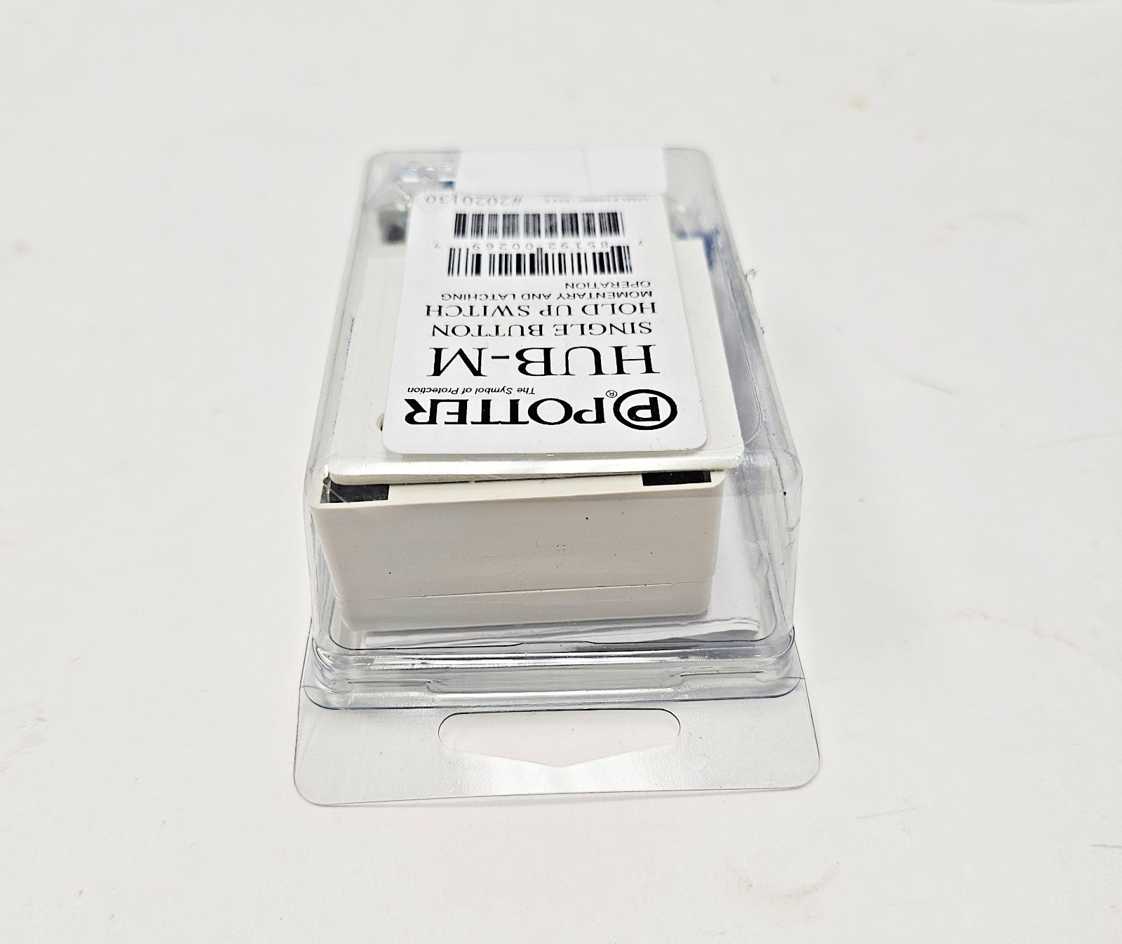 Potter HUB-M Single Button Hold Up Switch NEW (Open)