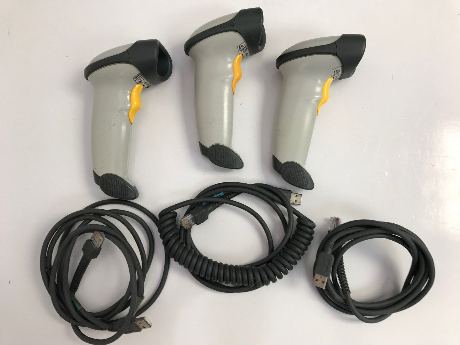 SYMBOL LS2208 HANDHELD LASER BARCODE SCANNER CORDED MIXED QTY 3