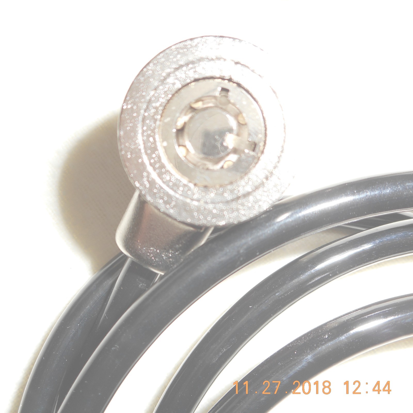 OEM "SERIES A" BLACK CABLE TWO KEY LOCK FOR LAPTOPS, NOTEBOOKS & TABLETS