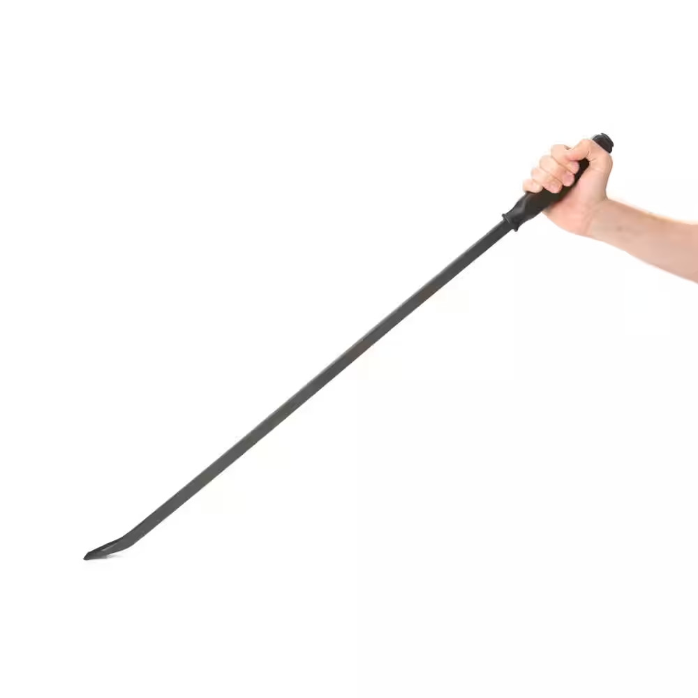 36 In. Angled End Handled Pry Bar with Striking Cap