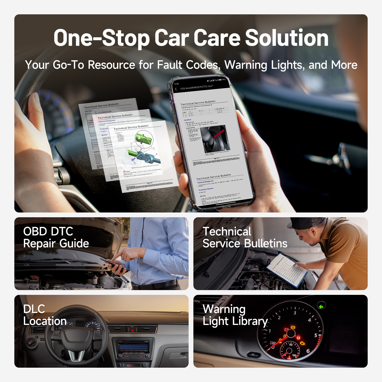 2026 TOPDON CarPal OBD2 Bluetooth Car Diagnostic Scanner Tool All System