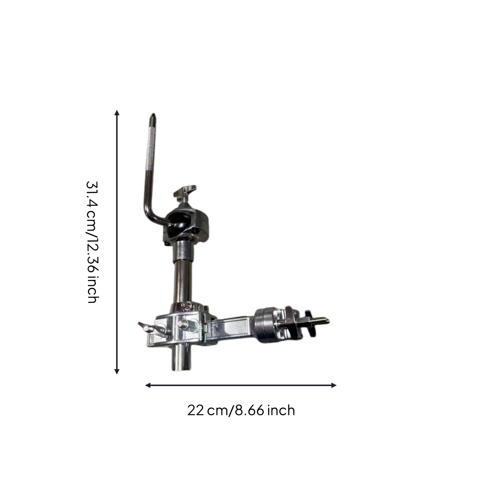 Drum Hardware Clamp Angle-Adjustable Clamp with Rod Compact for Rehearsal