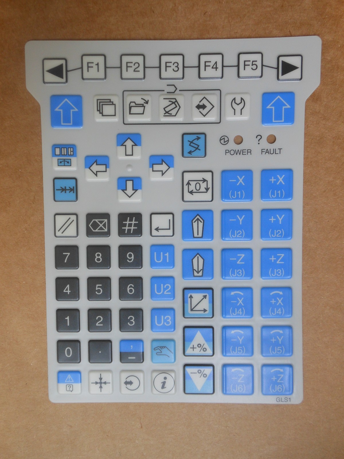 New FANUC GLS1 Teach Pendant Membrane Keysheet KeyPad Overlay