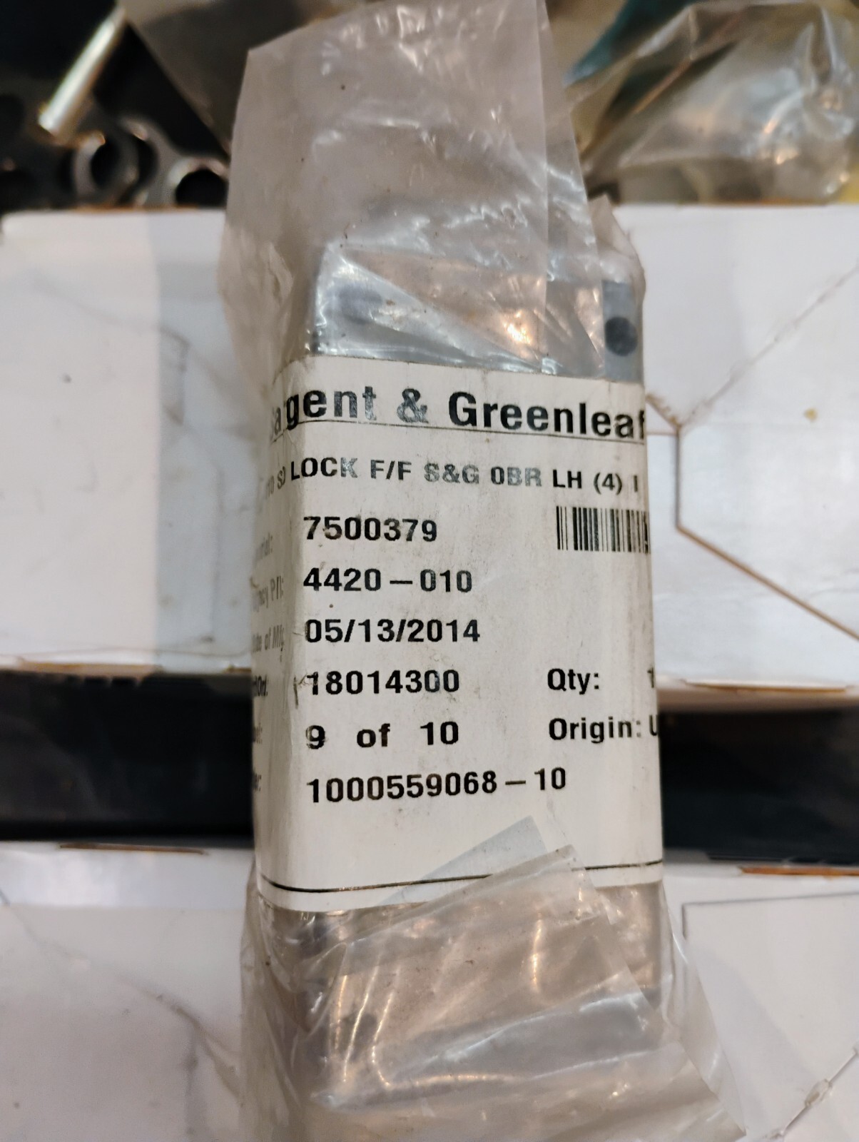 S&G4420 LH safe deposit vault lock