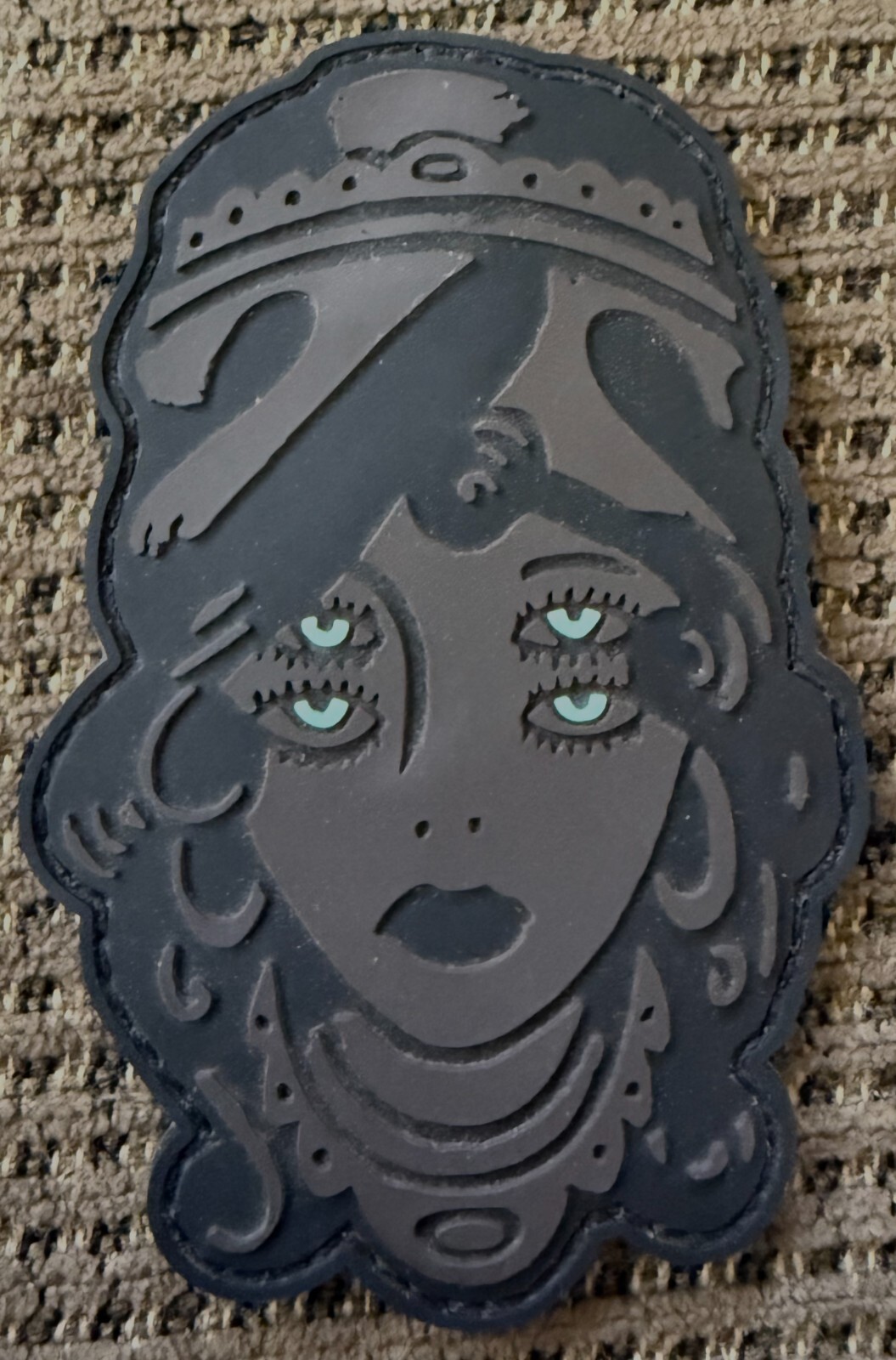 WRMFZY "Gypsy" Black/Blue Eyes Variant Patch