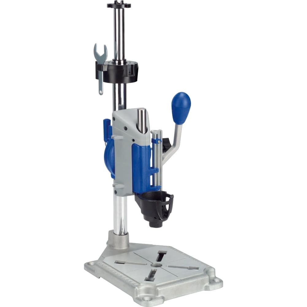 Mini Portable Rotary Tool Workstation Stand - Adjustable Drill Press Holder, 2"