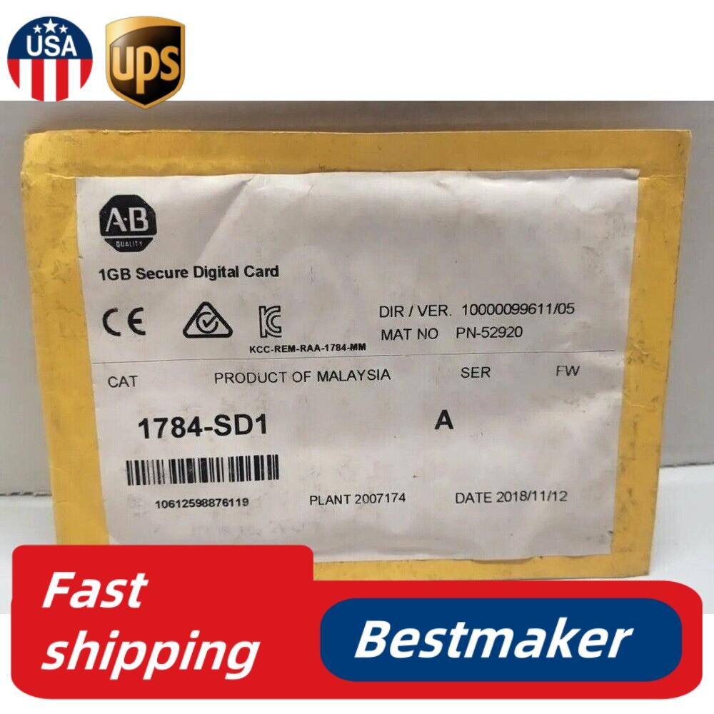 NEW Allen-Bradley 1784-SD1 Secure Digital Card 1784SD1 FREE SHIP