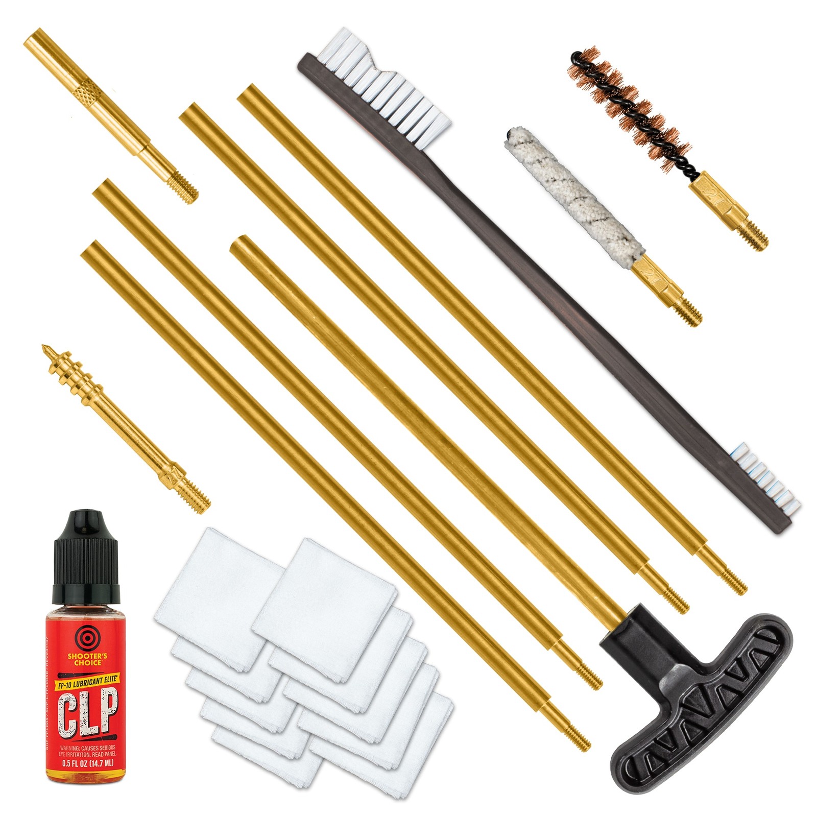 OTIS .270 Caliber Firearm Cleaning Kit with Rods, Brushes, Patches [FG-SRS-270]