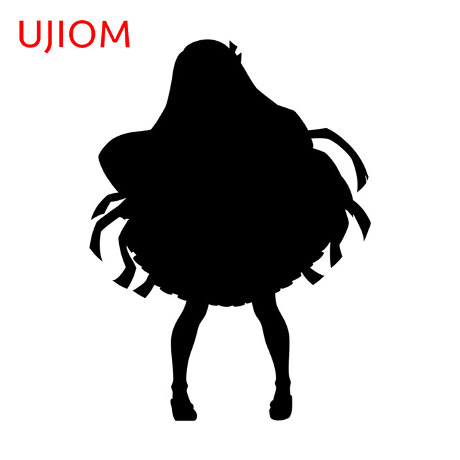 EARLFAMILY 5.1" Kamado Nezuko Futa Car Sticker Windows Luggage Windshield Decal