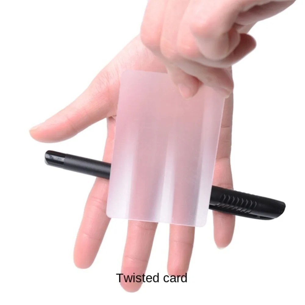 Lubors Lens Card Magic Trick Close Up Distortion Gimmick Magician Prop Toy