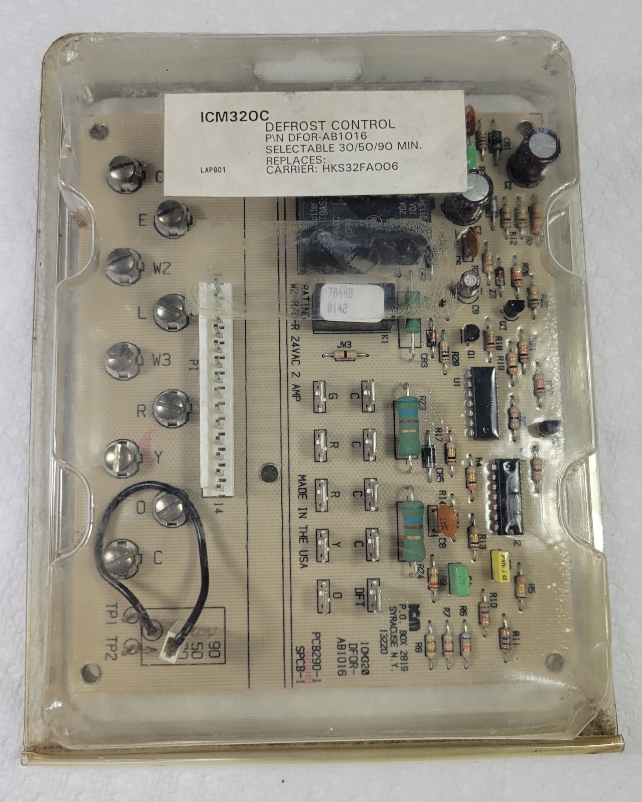 HK32FA006 NEW - Defrost Control Board ICM320C (BRAND NEW)