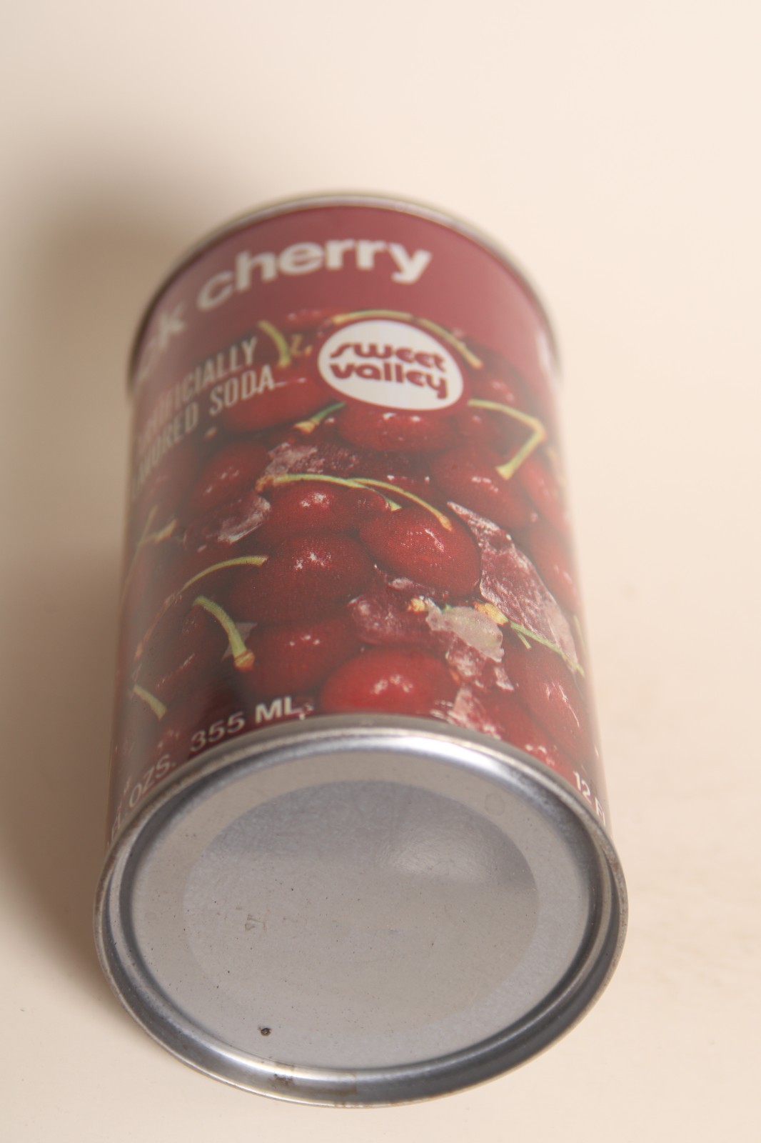Sweet Valley Black Cherry soda can - 12oz