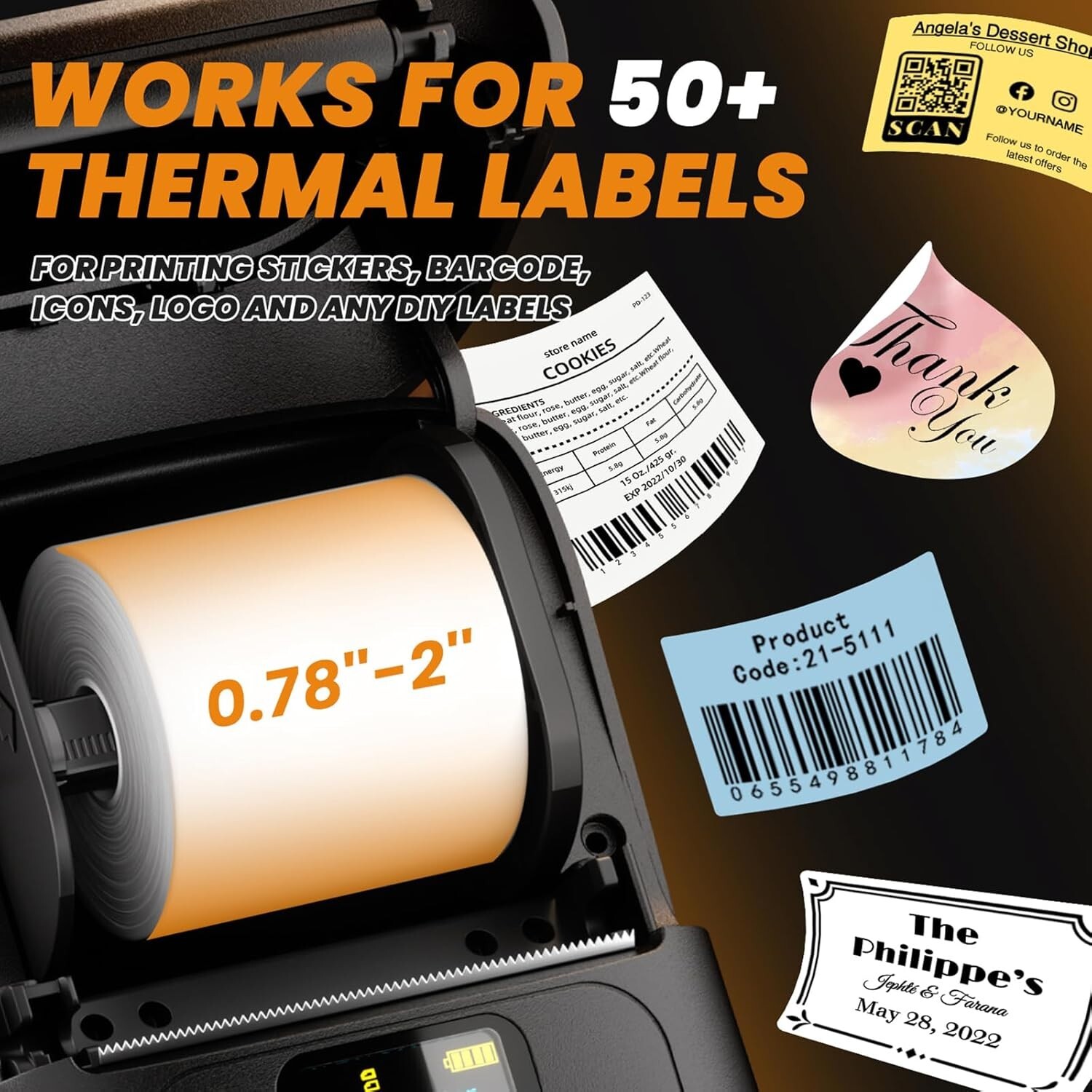 Phomemo M110 Series Bluetooth Thermal Printing Label Maker - NEW SEALED