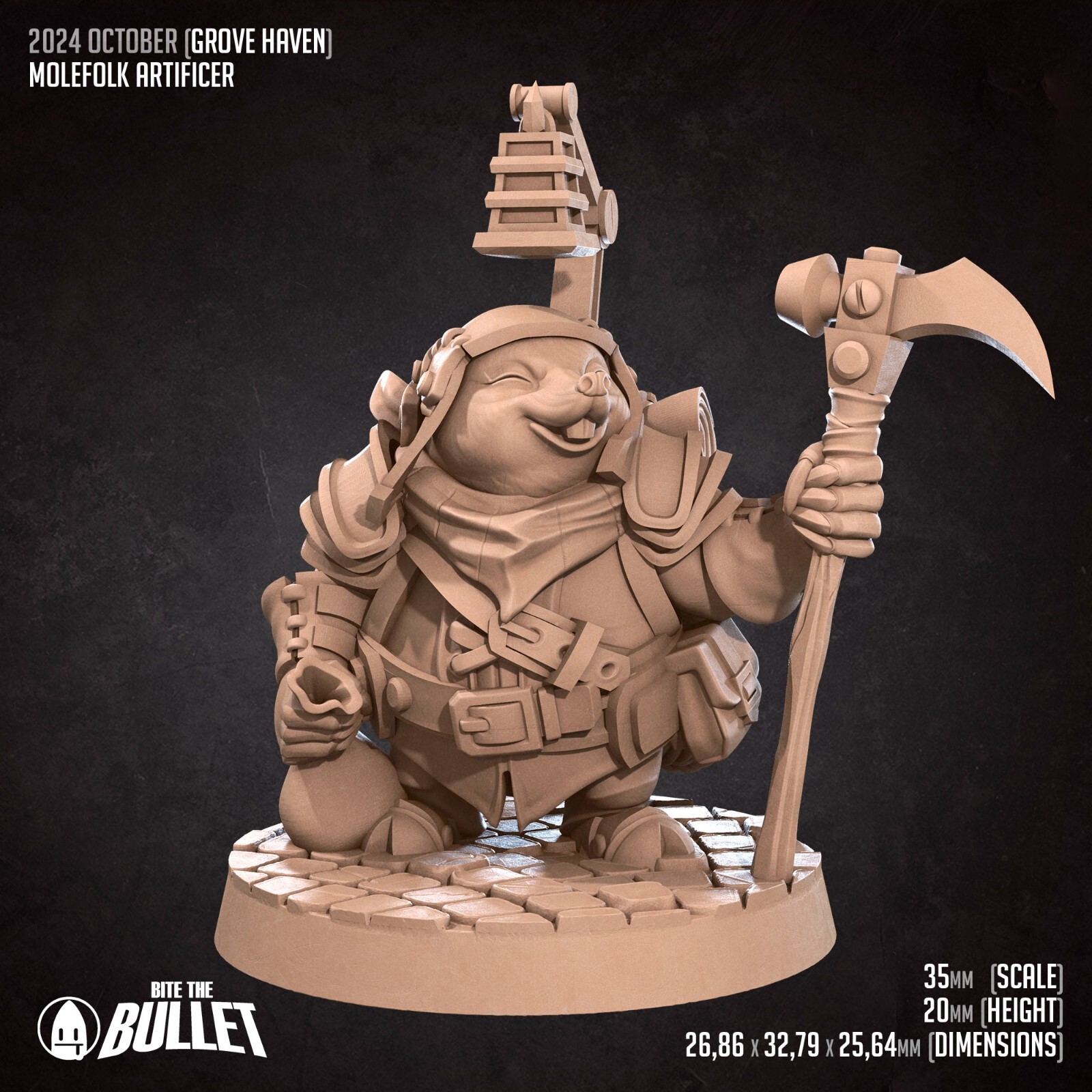 Molefolk Artificer Engineer Explorer - Bite the Bullet - Dungeons and Dragons