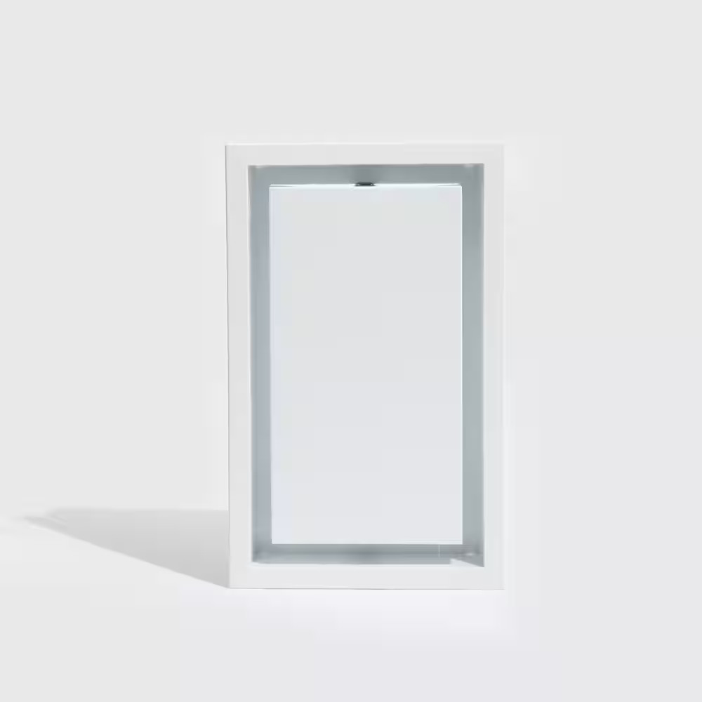 Framed Wall Vent (Lite) 6 In. X 10 In. White