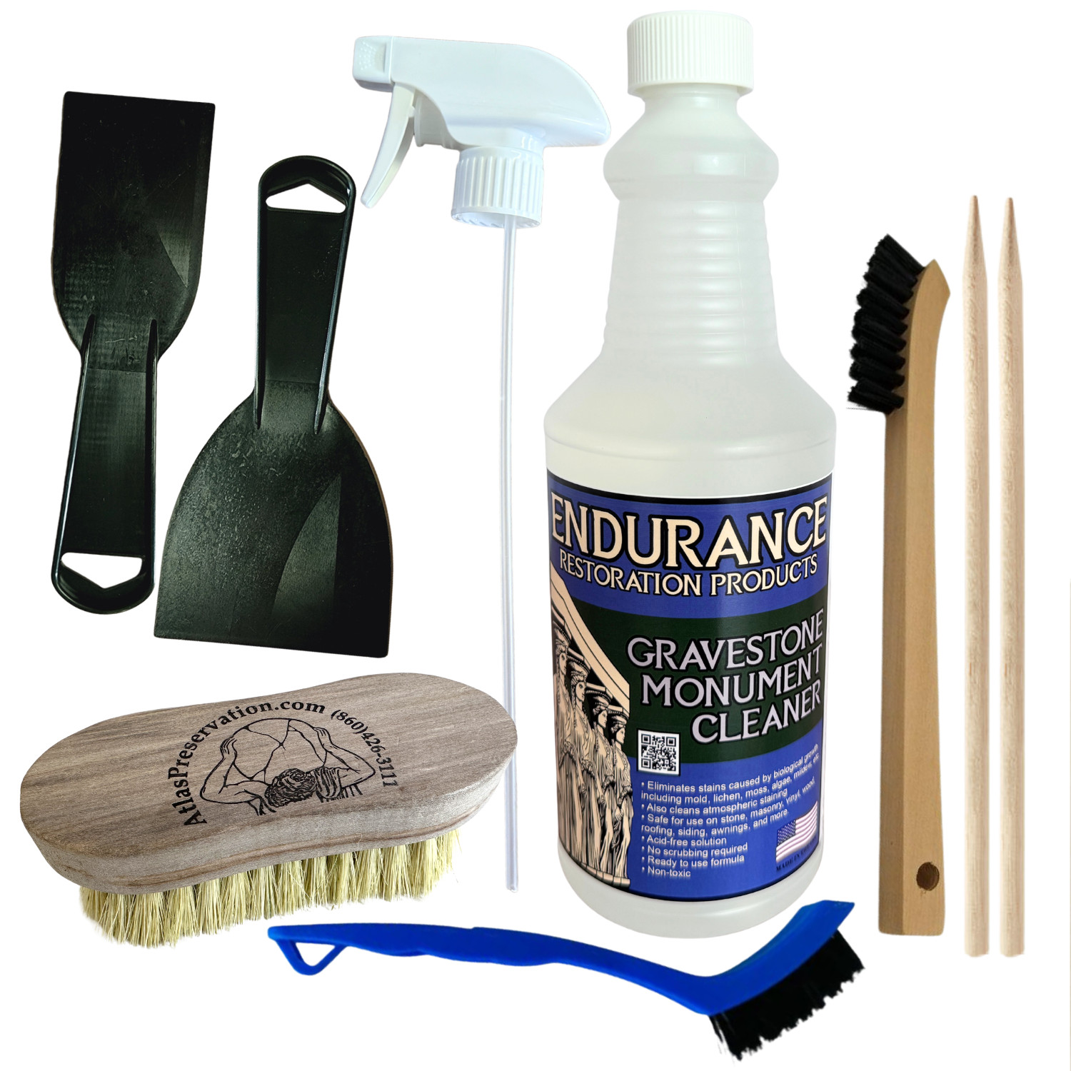 Endurance Restoration - Gravestone & Monument Cleaning - Starter Set