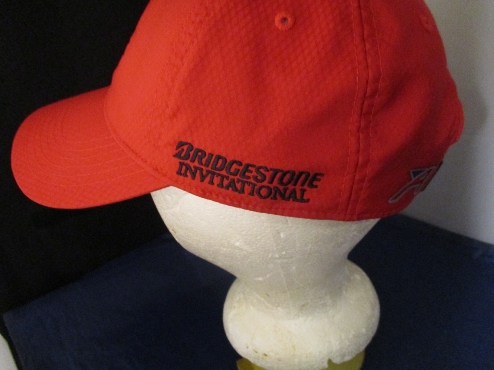 NEW BRIDGESTONE WORLD GOLF CHAMPIONSHIP HAT NWT ADJUSTABLE RED NICE AHEAD