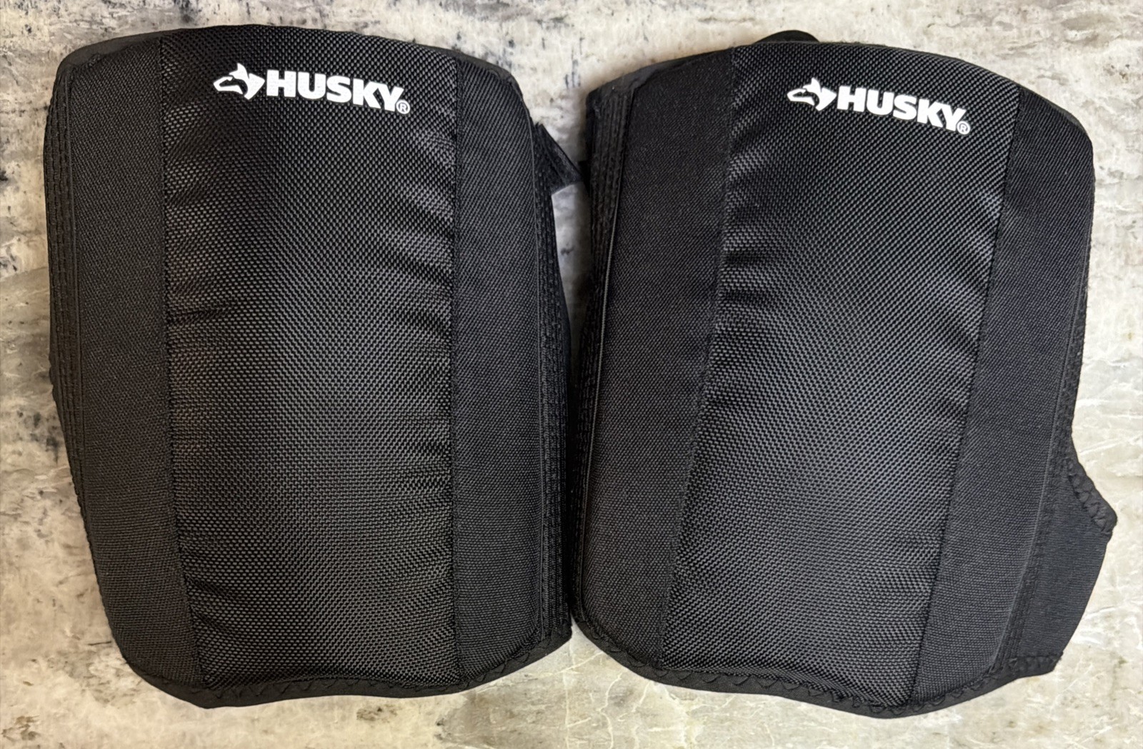 Husky Knee Pads Easy Fasteners Black Men Women Gift For Work In Garden Or Car