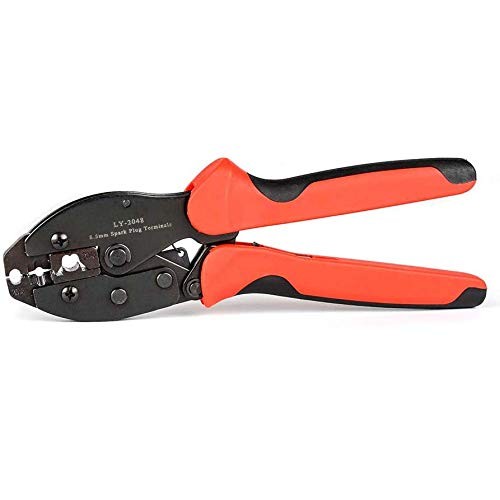 Ratchet Spark Plug Wire Crimper for Spark Plug Ignition Wire and Terminals Dia.