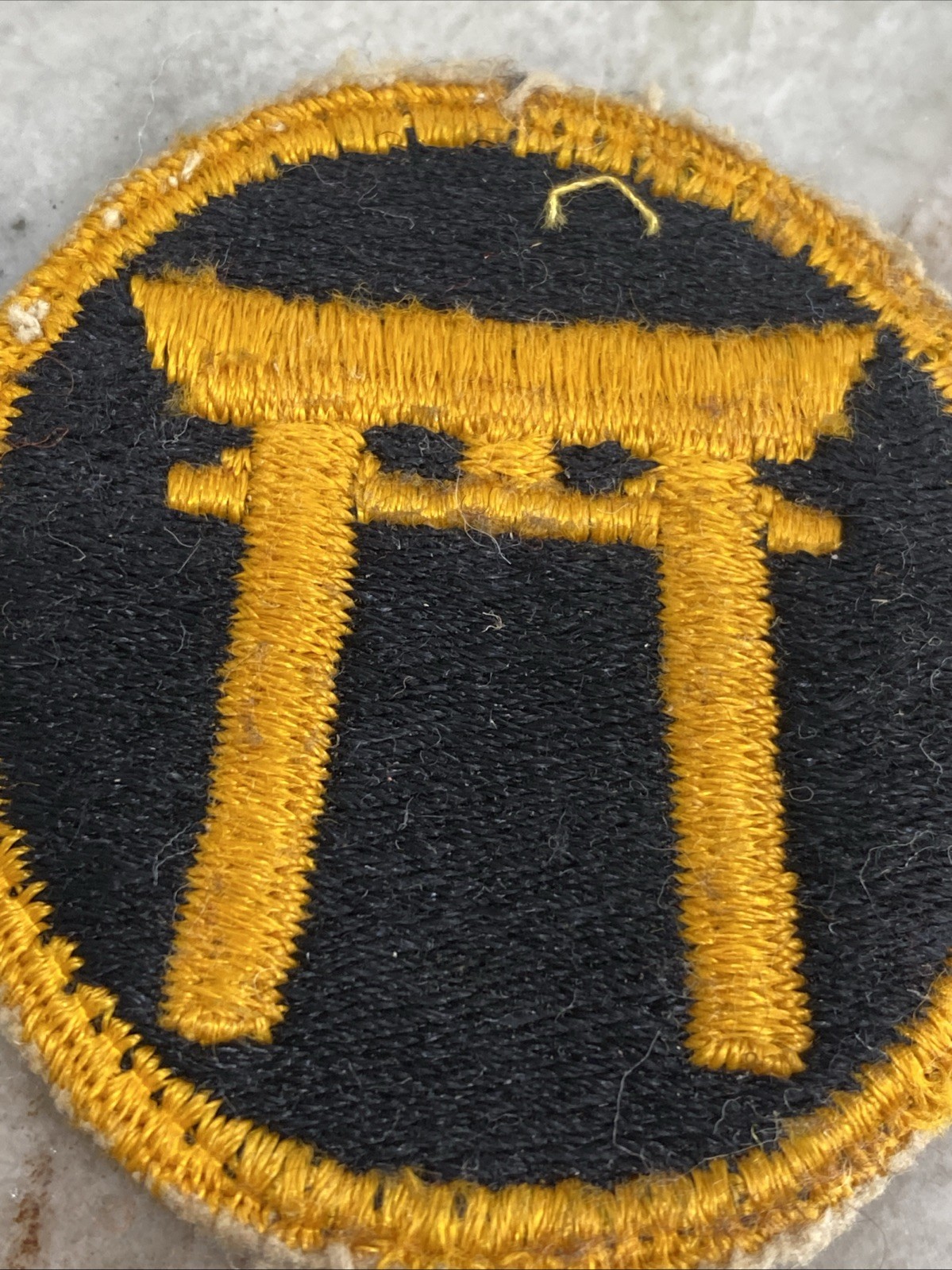 GENUINE VINTAGE MILITARY PATCH WW2 ERA US ARMY RYUKYUS CENTRAL COMMAND
