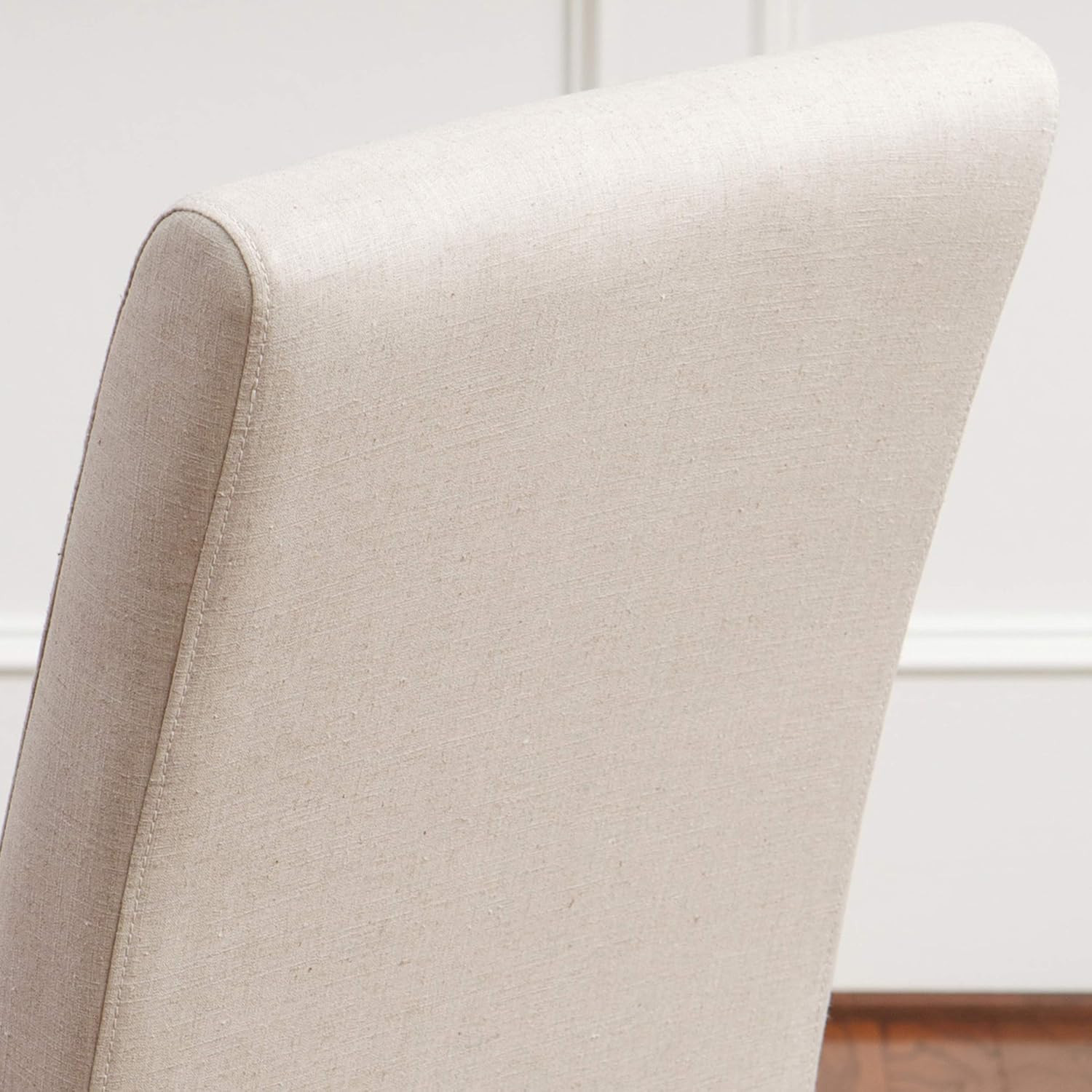 Pertica Linen Dining Chairs, 2-Pcs Set, Natural