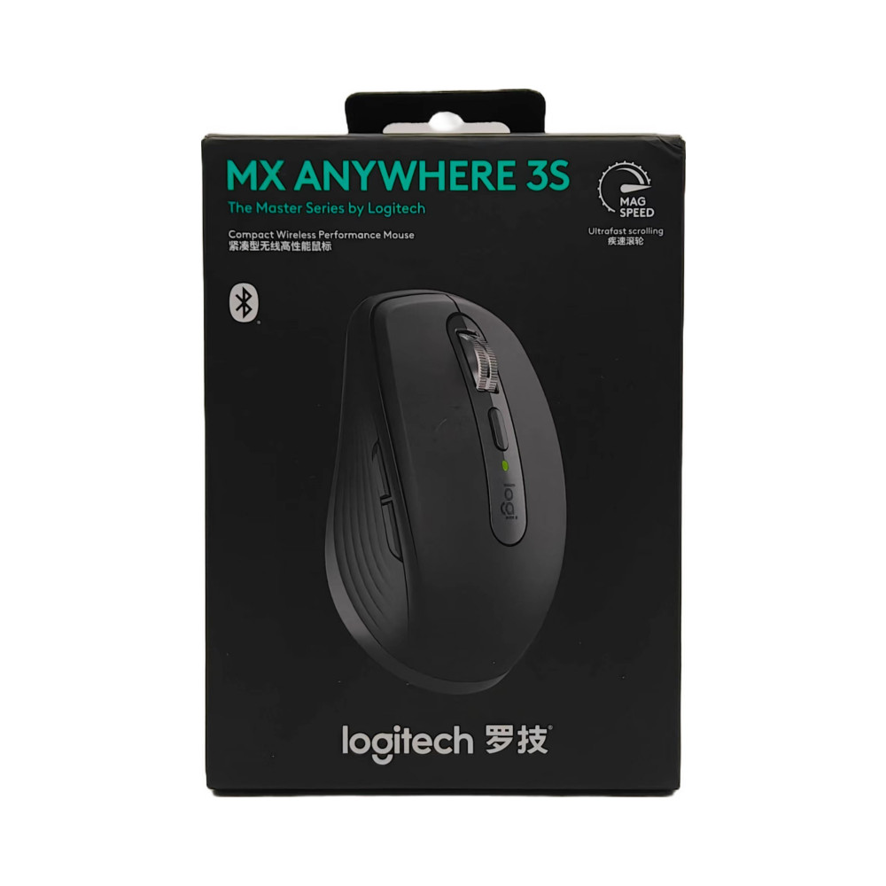 LOGITECH MX ANYWHERE 3S COMPACT PERFORMANCE MOUSE COLOR: BLACK 910-006928
