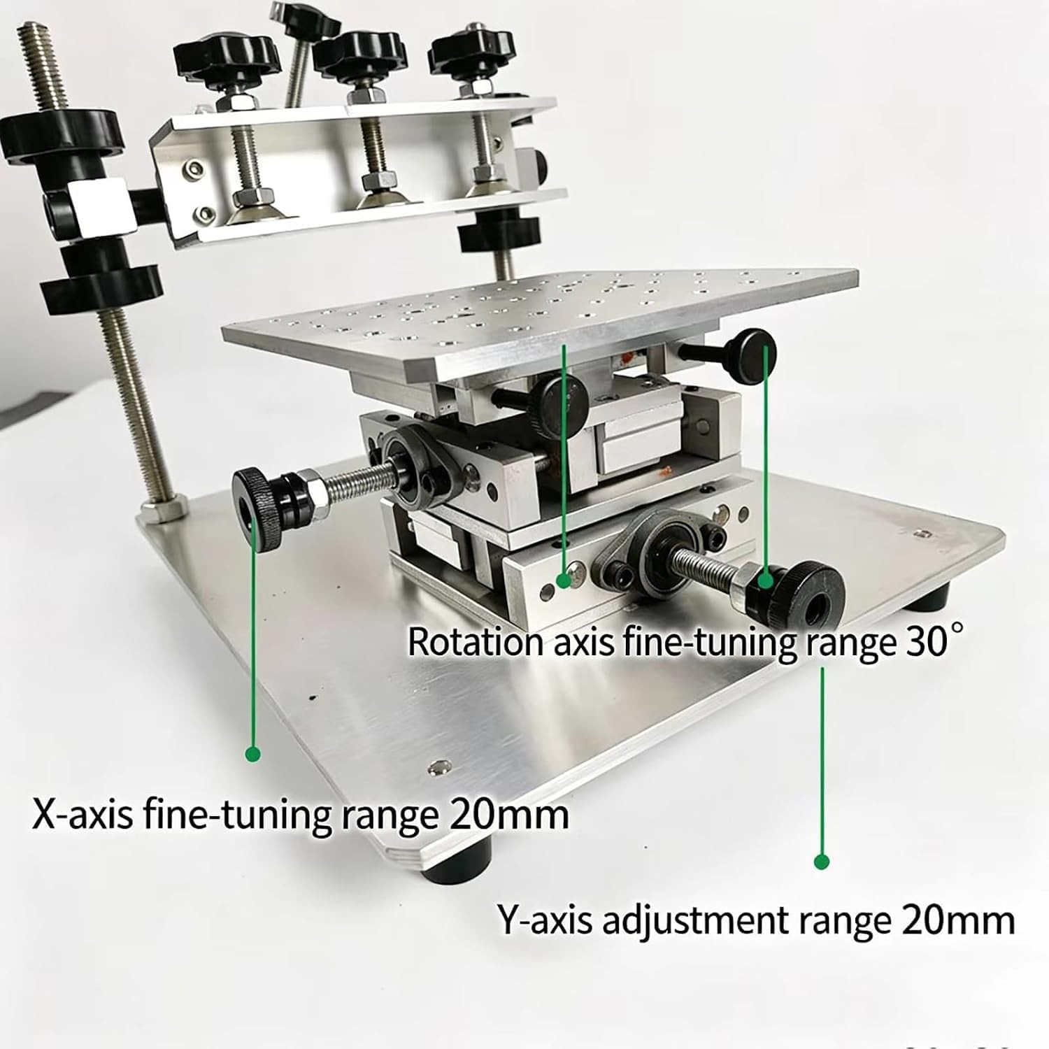 Manual Solder Paste Printer 150mm High Precision Stencil Printing Table for PCB