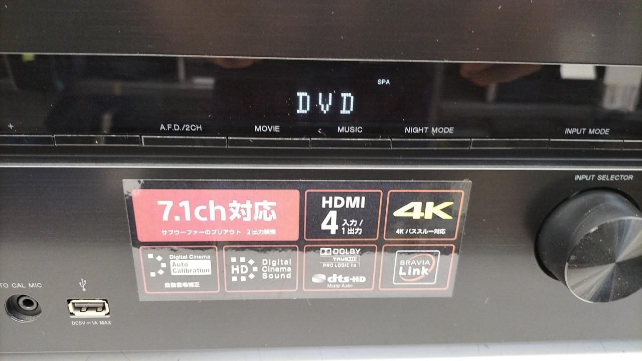 Sony AV Amplifier Str-dh740 Used