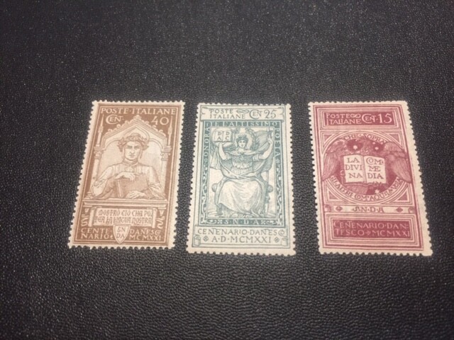 Italy stamp 133-135 MH (3)