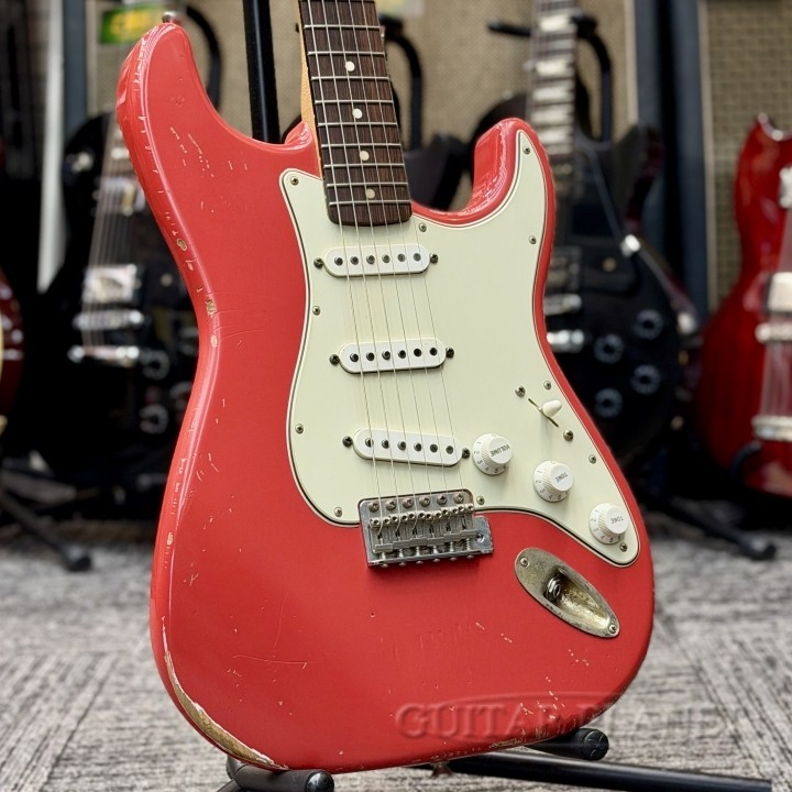 RS Guitarworks Old Friend Contour Greenguard -Fiesta Red, Heavy +++ Aged Road Ki