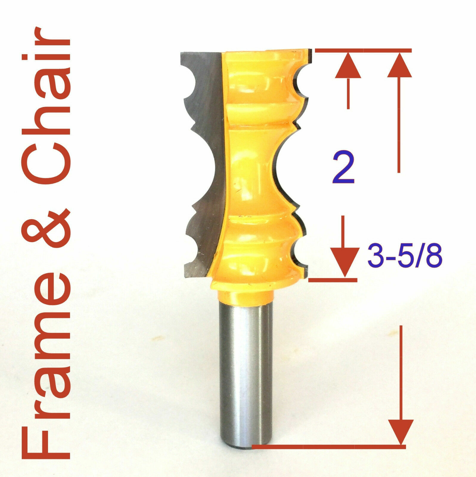 1 PC 1/2" SH 2" Long Blade Chair & Frame Molding Router Bit S