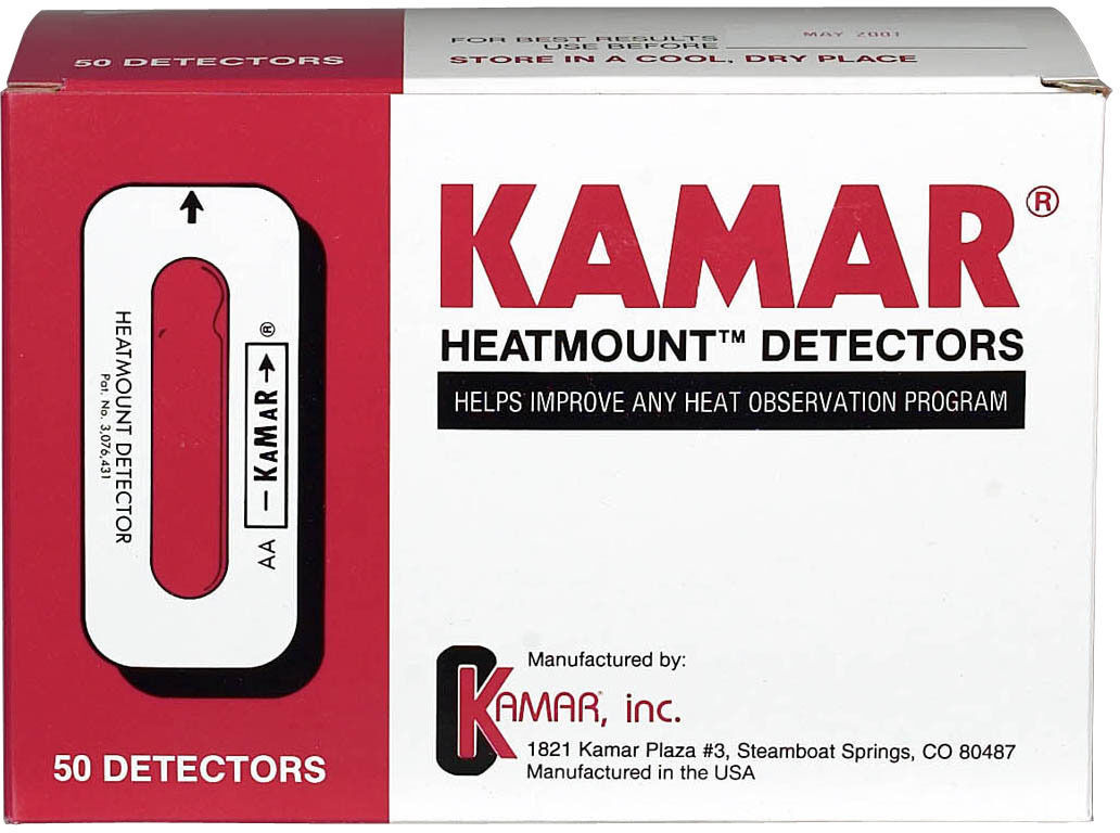 KaMar Heatmount Heat Detector Patches Cattle Cows AI OB 50ct Breeding Calving