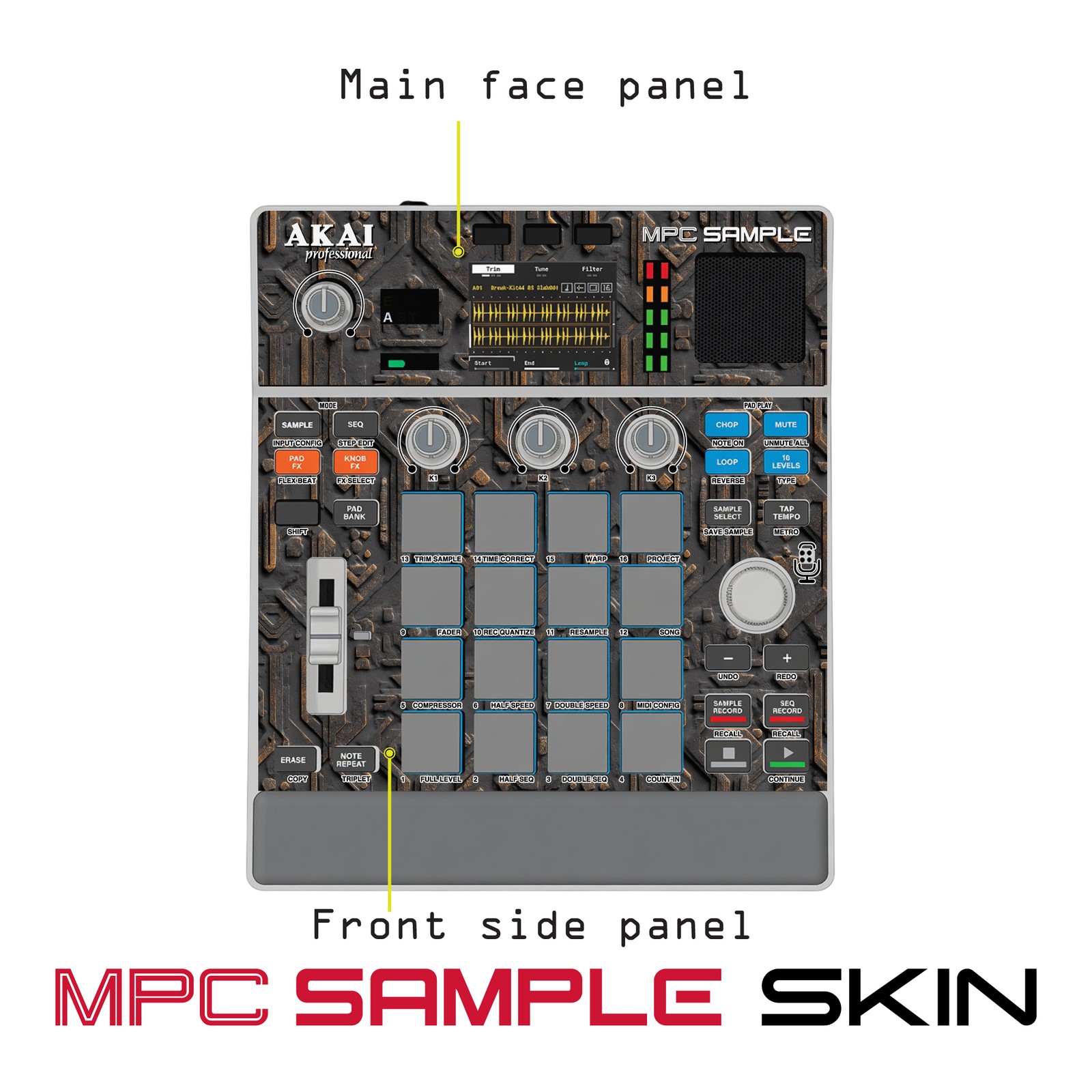 Akai MPC Sample Skin / Rusty Circuit