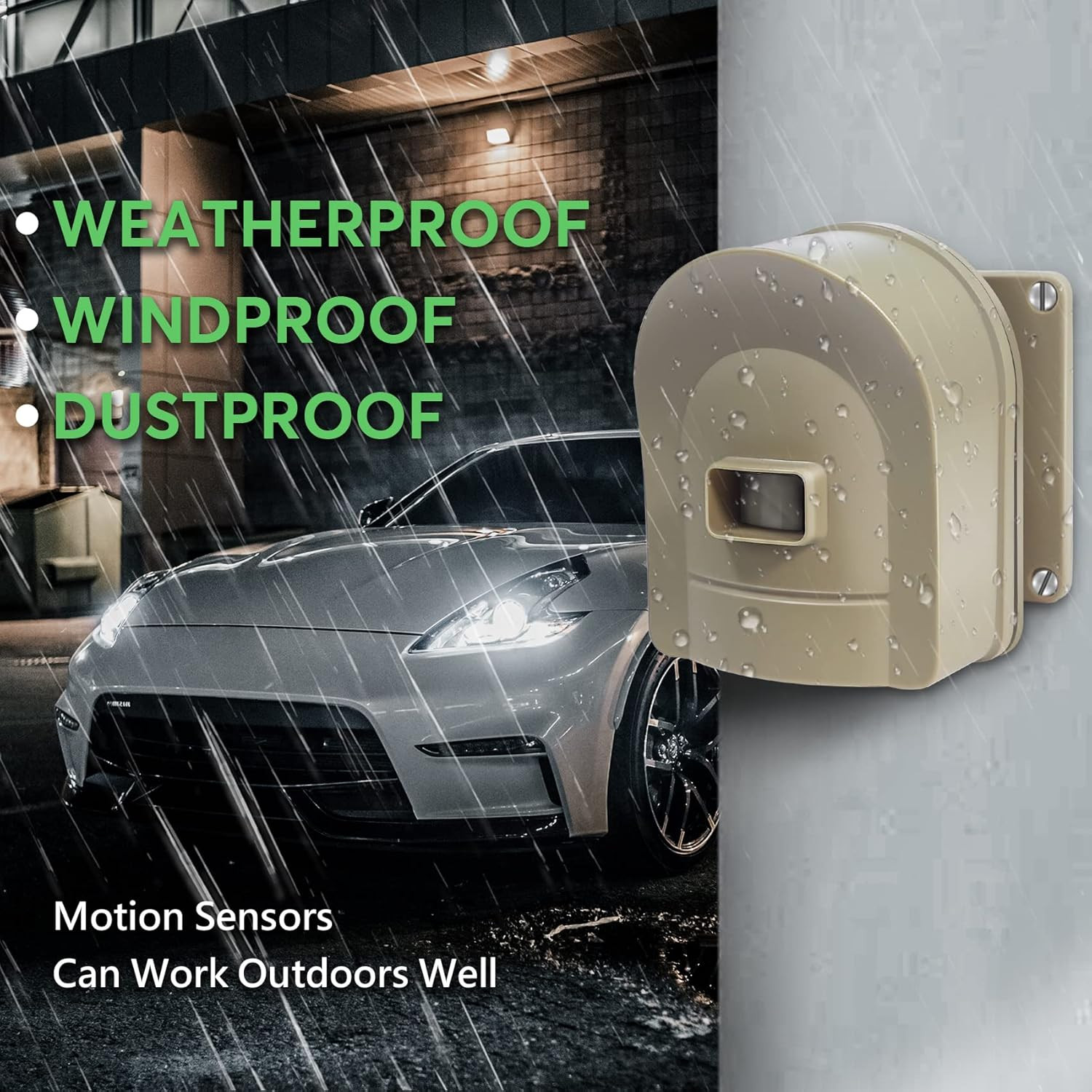 1/2 Mile Driveway Alarm Wireless Sensor System & Driveway Sensor Alert System W