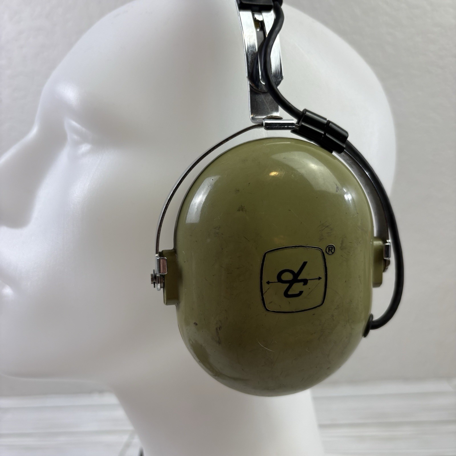 David Clark Aviation Headset W/ Boom Mic M-1A As-is Untested