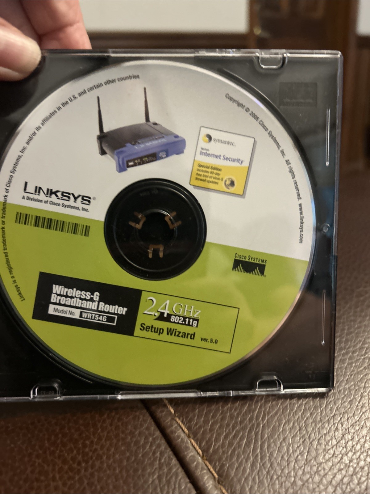 Linksys Set Up Wizard 2.4 GHz Wrt54g Cd