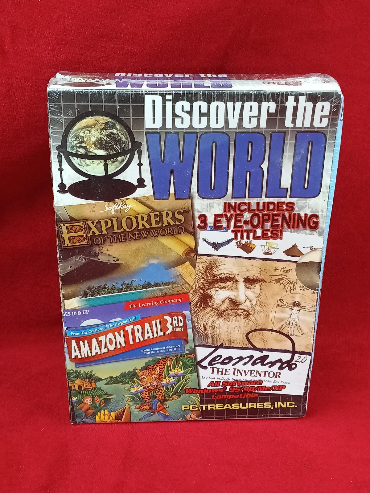 Discover The World Software By PC Treasures INC. 3 Titles 2005