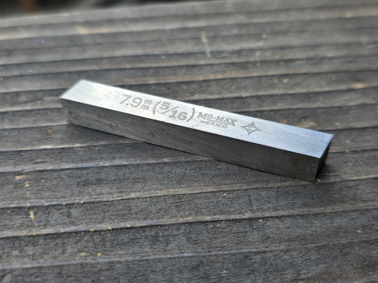 MO-MAX Cobalt Lathe Tool Bit Blank 5/16” 7.9mm Square Mexico