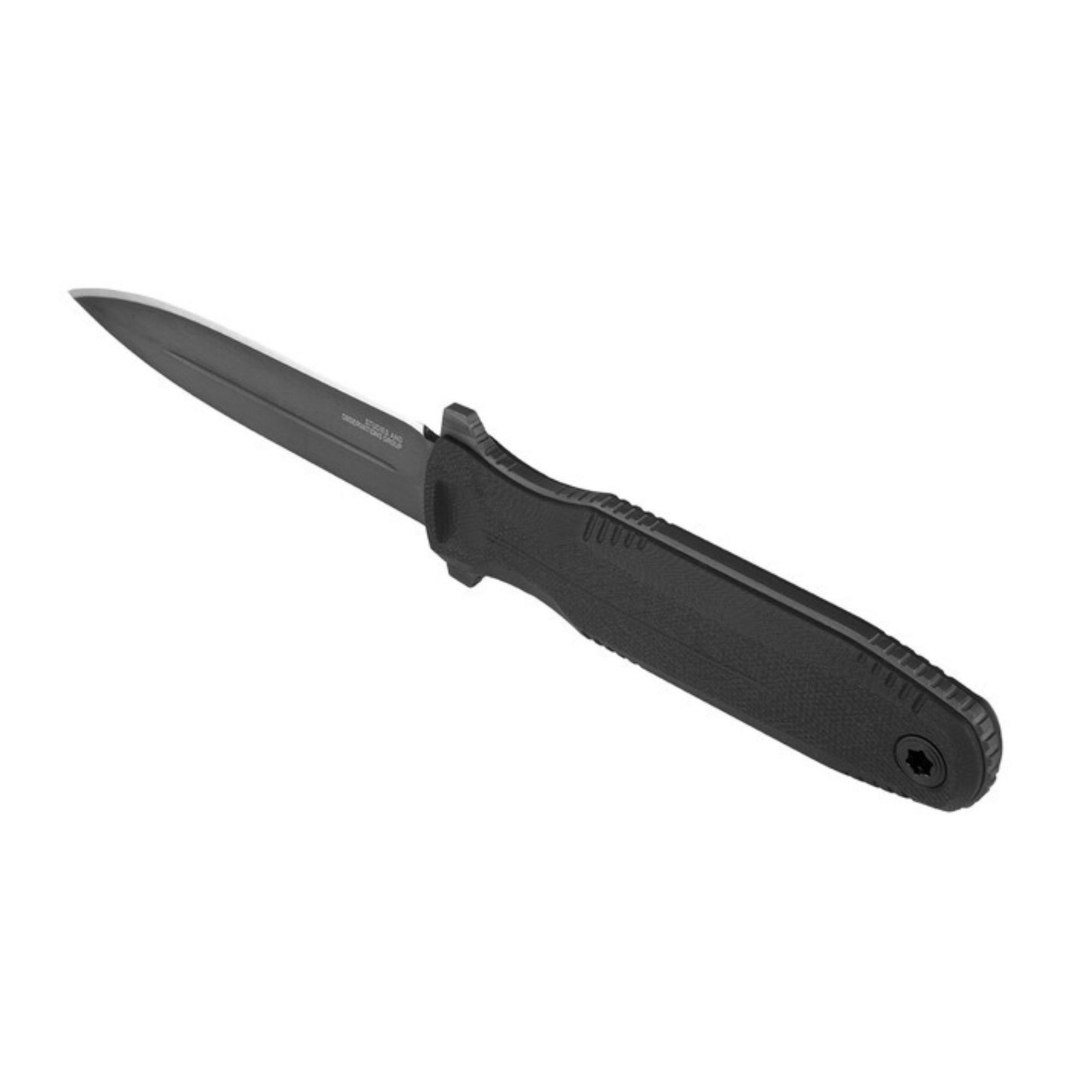 SOG Pentagon FX Tactical S35VN Blackout Fixed Blade Knife with G10 Handle