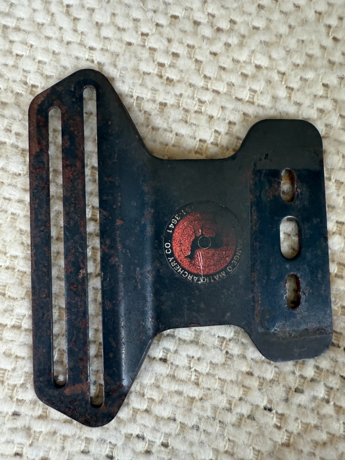 Vintage Range O Matic Archery Sight Rail