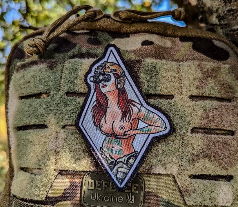 Ukraine Military Army Morale patch "Girl"#2
