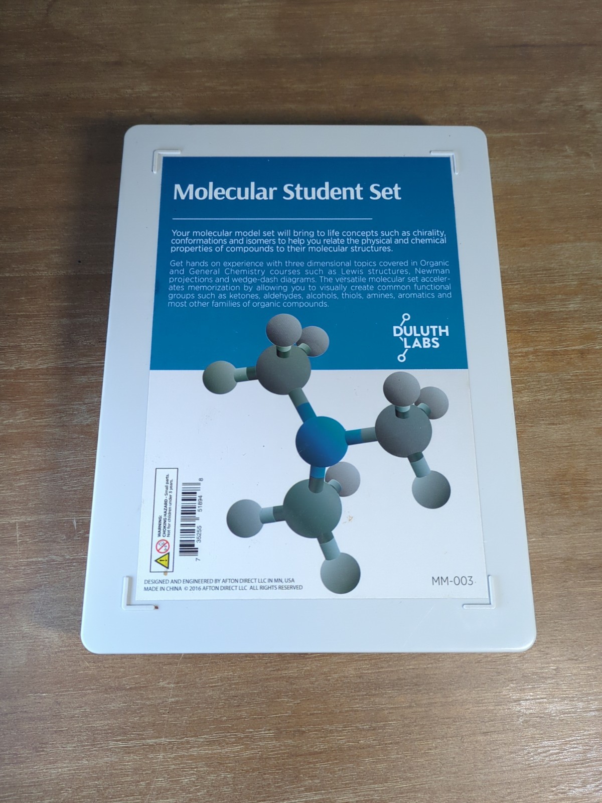 Duluth Molecular Model Molecular Modeling Kit Set Student Edition MM-003