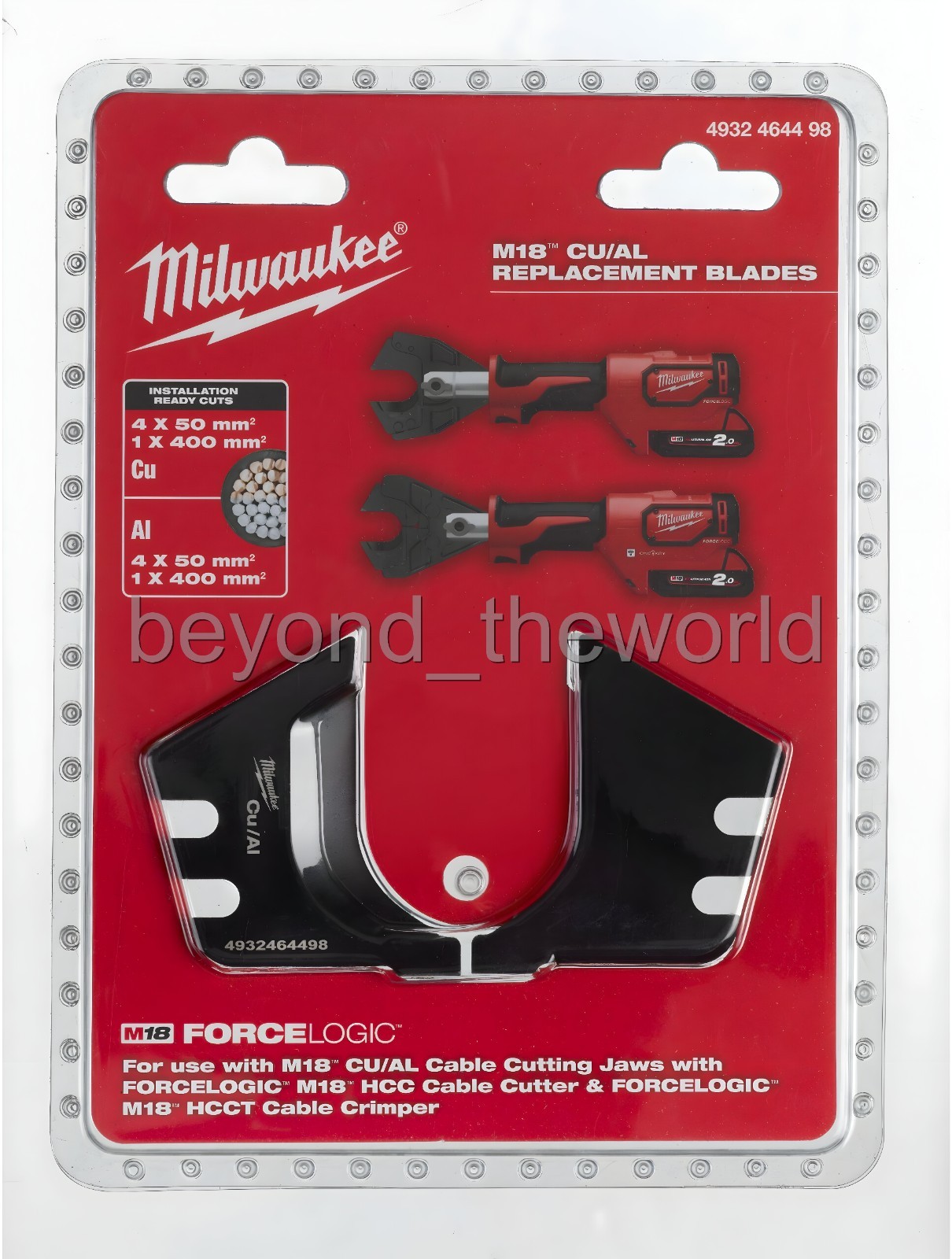 Milwaukee M18HCC & M18HCCT Replaceable Cutting Blades 4932464498