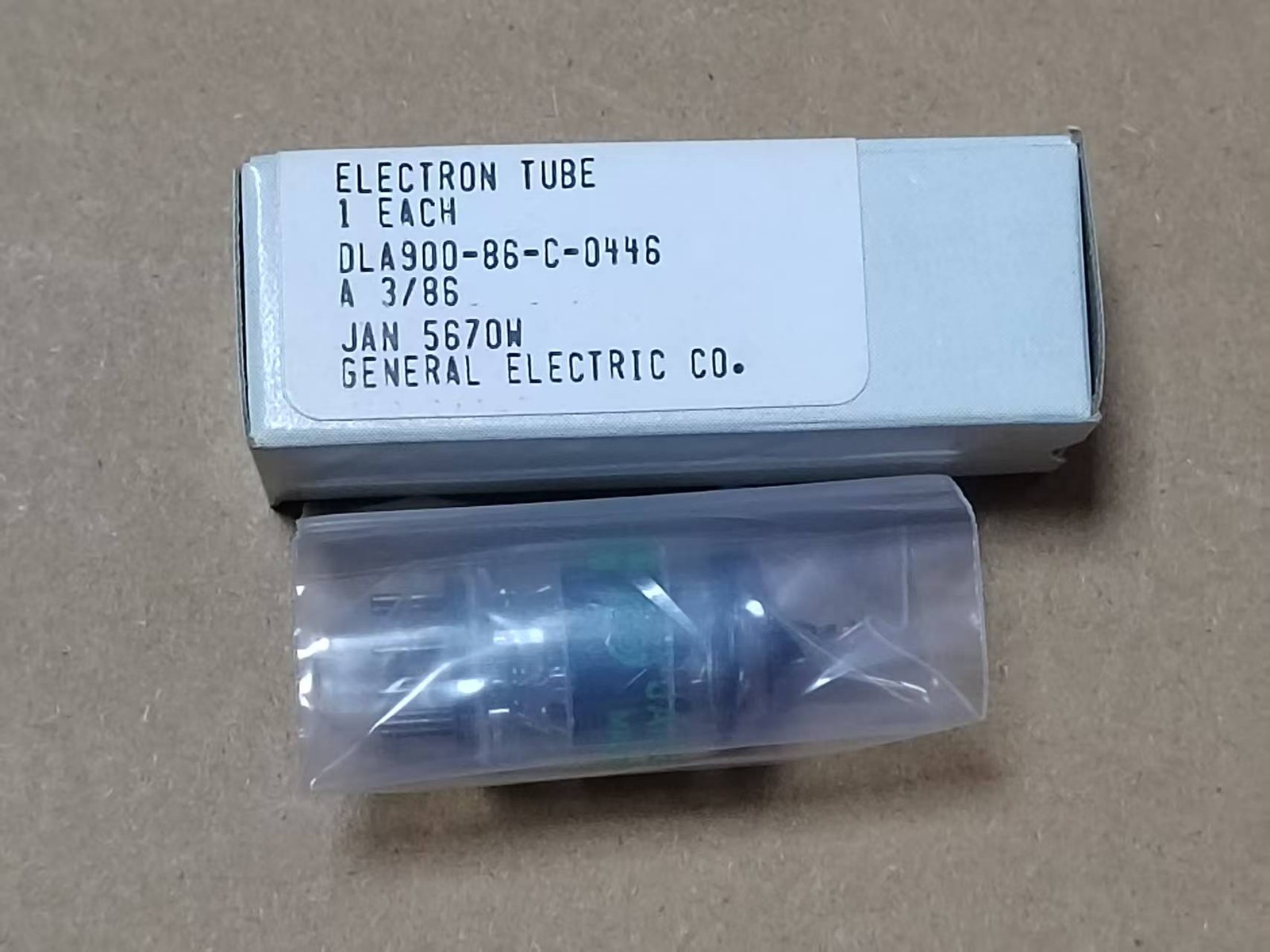GE JAN 5670 Electronic Tube In Place of 6N3 6H3N Xidian 396A Full Sound Quality