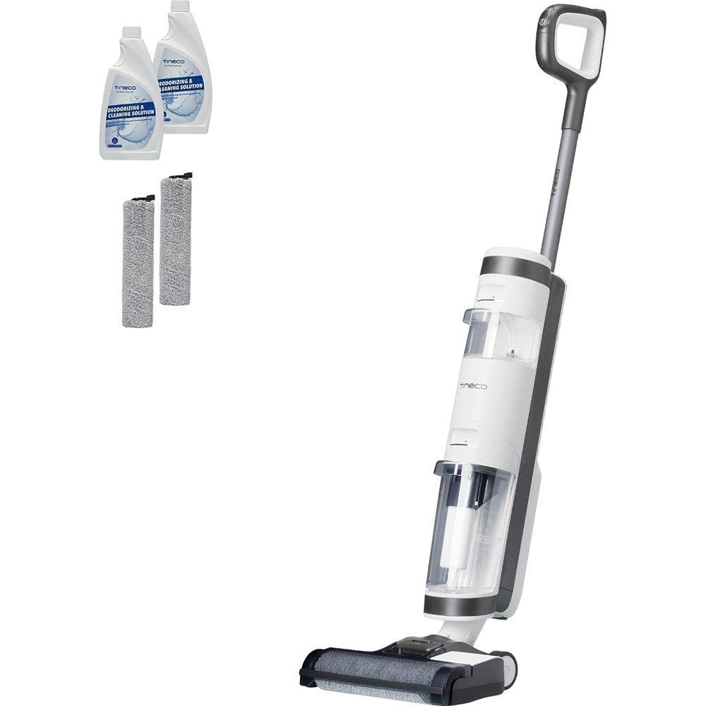 Tineco iFloor 3 Breeze Complete Wet Dry Vacuum, Floor Washer, White/Grey