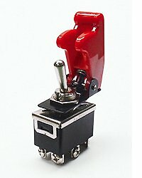 Safety Toggle Switch DPDT 20 Amp"RED"