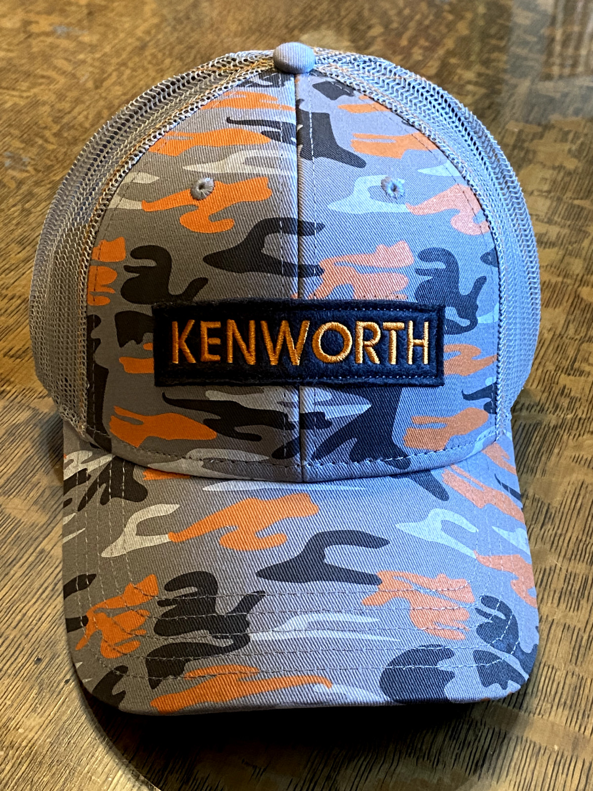 NWT KENWORTH CAMO trucking semi trucker cap hat A2